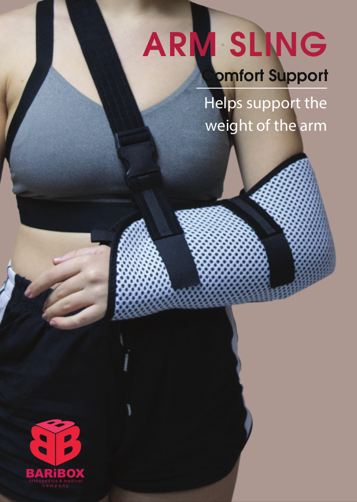Baribox Fileli Kol Askısı – Hava Alabilir Omuz ve Kol Sabitleyici