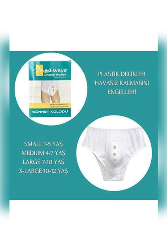 Mediways Sünnet Külodu – %100 Pamuklu, Hava Alan Koruyucu İç Çamaşırı