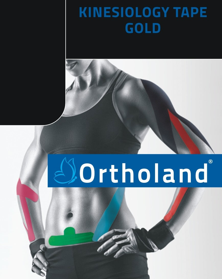 Ortholand Kinesiology Bant 5 cm × 5 m – Hipoalerjenik