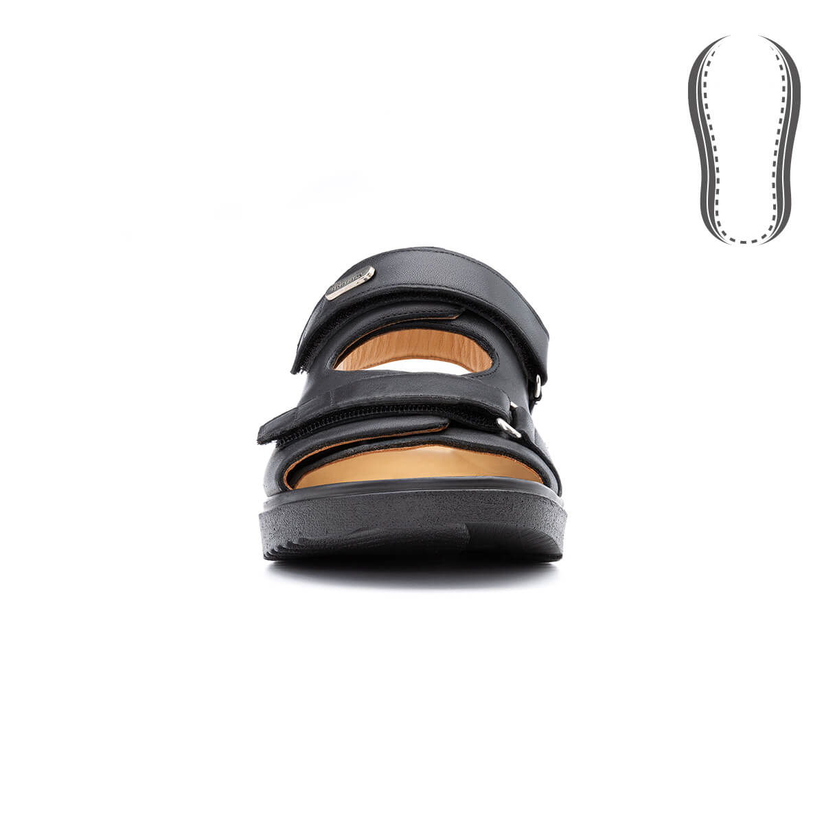 TDO Therapy - Post-Operasyon Ortotik Sandalet 910.PI-UNI (H-Geniş) – Napa Deri