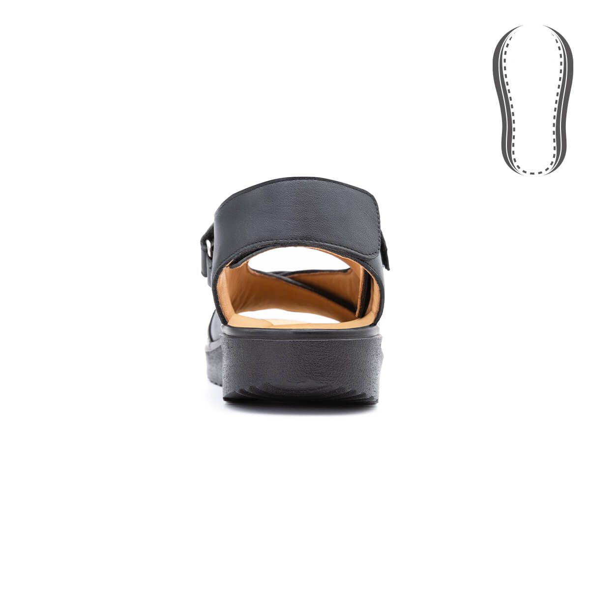 TDO Therapy - Post-Operasyon Ortotik Sandalet 910.PI-UNI (H-Geniş) – Napa Deri