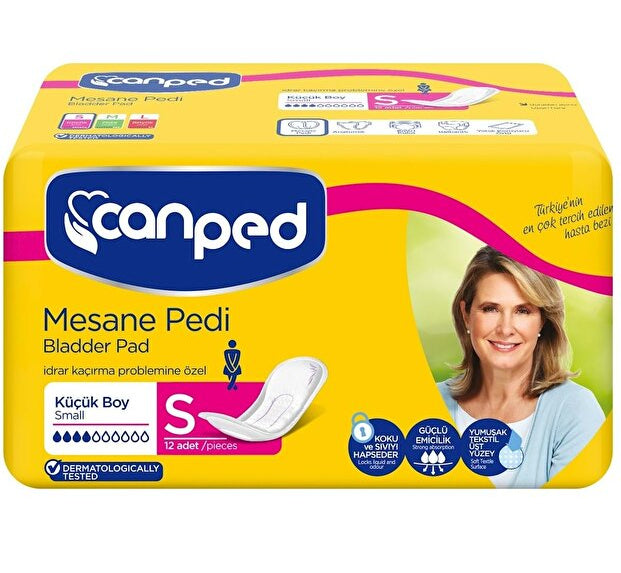 Canped mesane pedi normal boy güçlü emicilikli 10’lu paket small beden