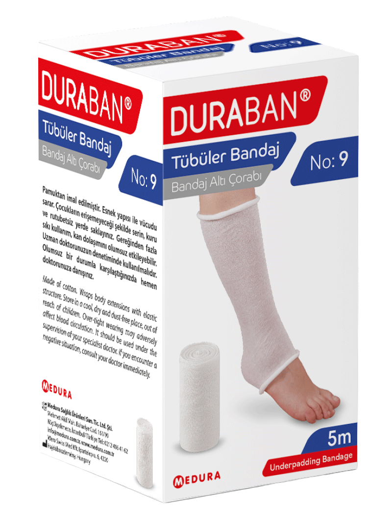 Duraban tübüler bandaj ambalajlı ürün görseli