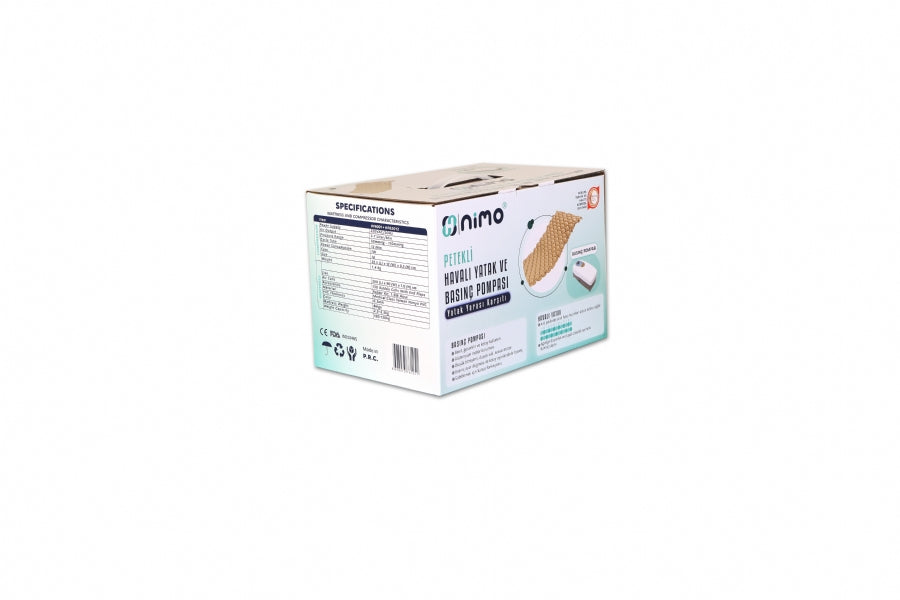 Nimo Havalı Yatak ve Basınç Pompası – kutulu set