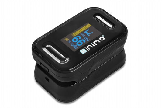 Nimo Parmak Tipi Pulse Oksimetre – OLED ekranlı nabız ve SpO2 ölçer