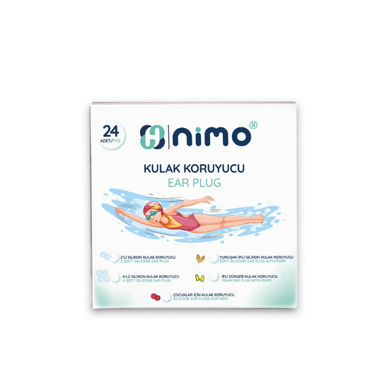 Nimo silikon kulak tıkacı su ve gürültü önleyici
