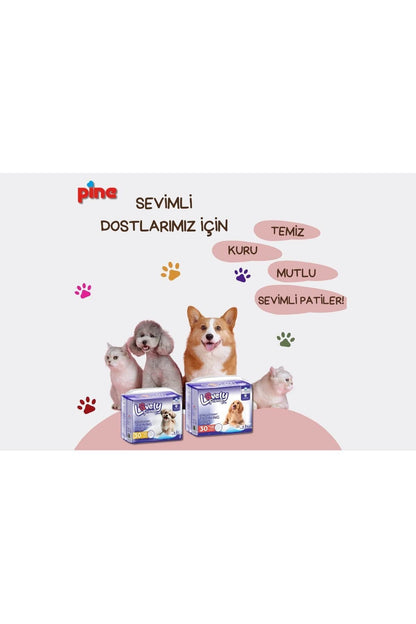 Lovely Friends by Pine Pet Eğitim Örtüsü - Köpek Tuvalet Pedi