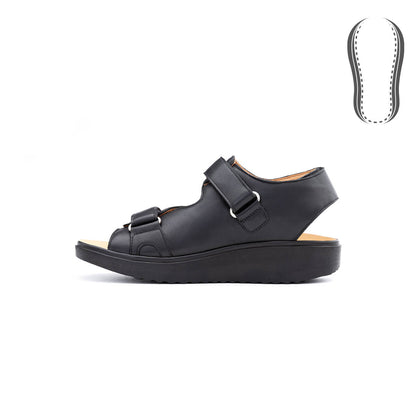 TDO Therapy - Post-Operasyon Ortotik Sandalet 910.PI-UNI (H-Geniş) – Napa Deri