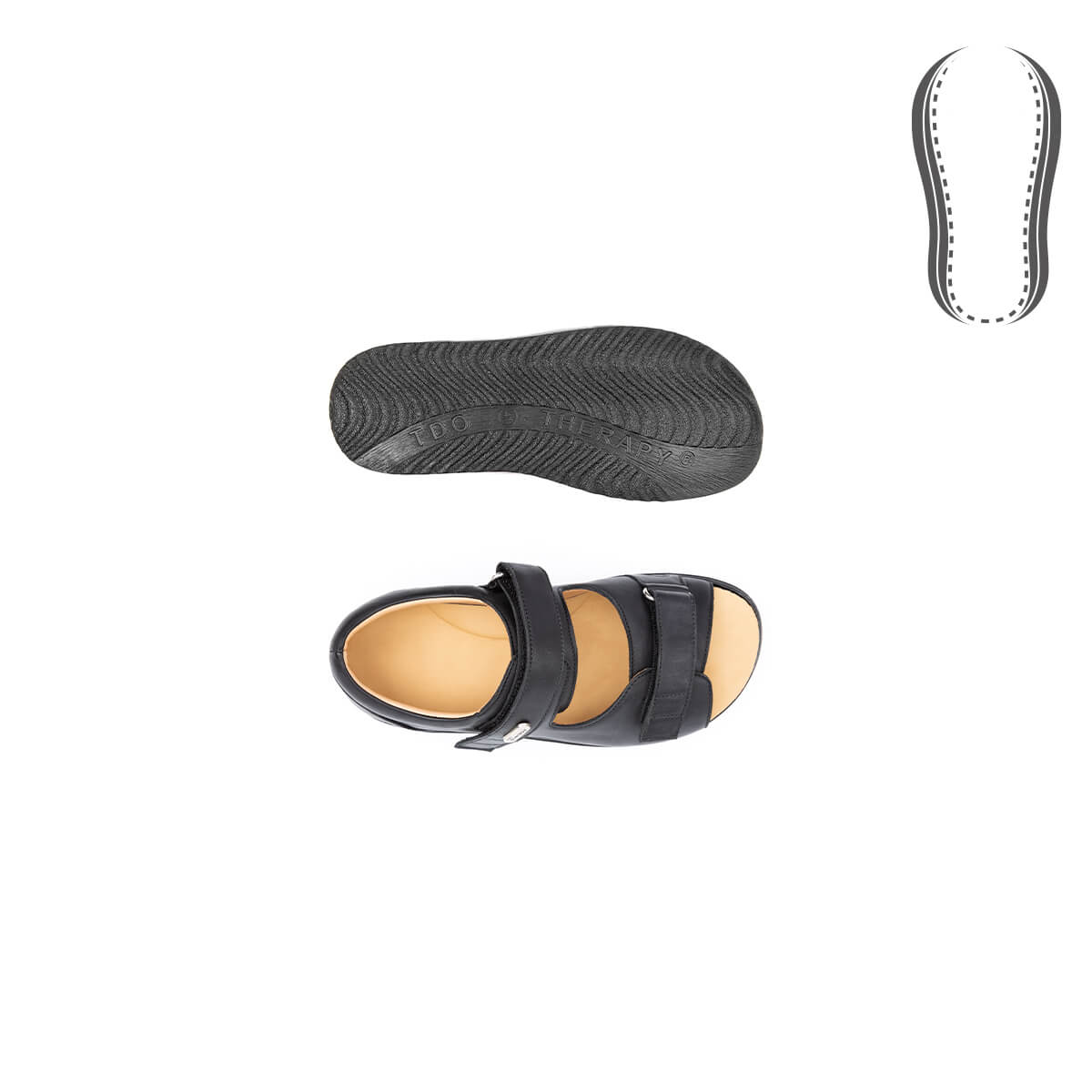 TDO Therapy - Diyabetik Ortopedik Sandalet – Unisex, Geniş Kalıp