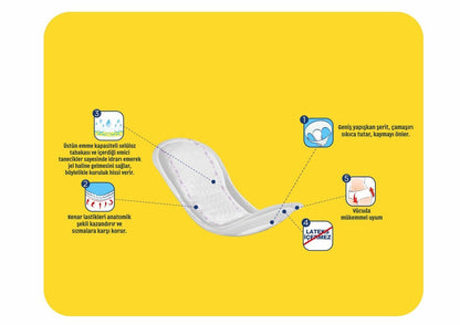 Canped mesane pedi normal boy güçlü emicilikli 10’lu paket