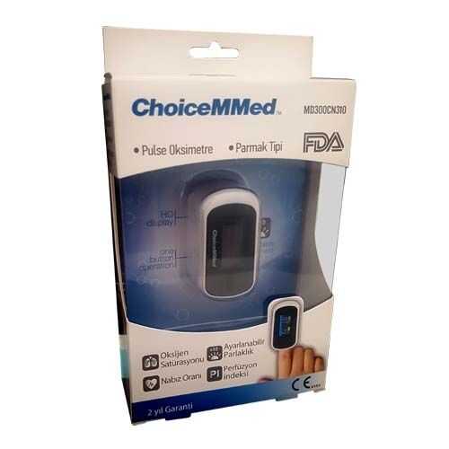 ChoiceMMed CN310 parmak tipi pulse oksimetre cihazı OLED ekran görünümü