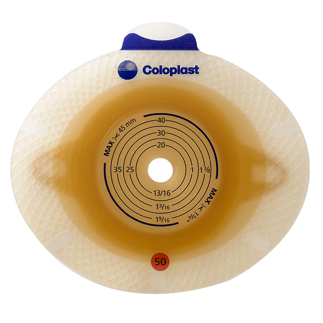 Coloplast SenSura® Click Taban Plakası – 2 Parçalı, Çift Katmanlı Yapışkan, 70 mm