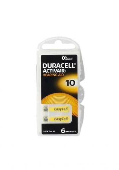 Duracell Activair işitme cihazı pili no: 10