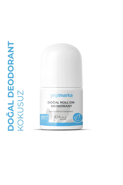 Kokusuz doğal roll-on deodorant şişe görünümü