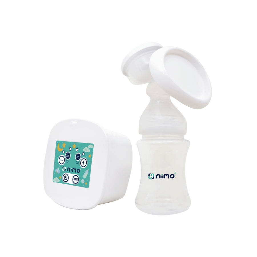 Nimo elektronik tekli göğüs pompası adaptör ve pil ile