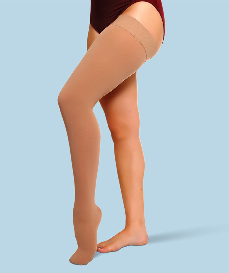 Ortholand dizüstü varis çorabı CCL2 orta basınç bej renk burnu açık model