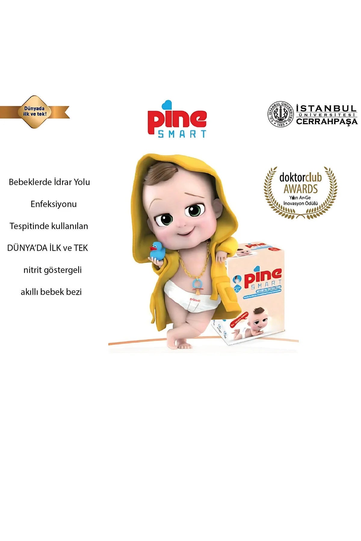 Pine smart bebek bezi dünyada ilk erken teşhis koyabilen bebek bezi