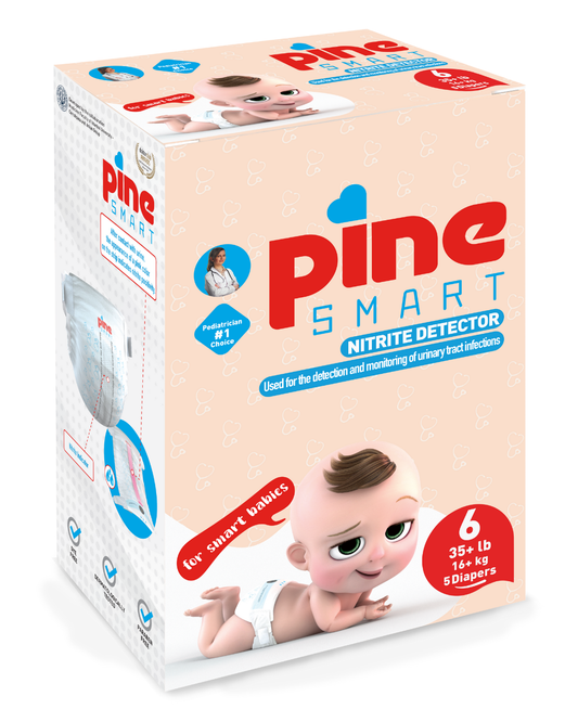 Pine Smart bebek bezi bebekler için erken idrar yolu enfeksiyonu tespiti
