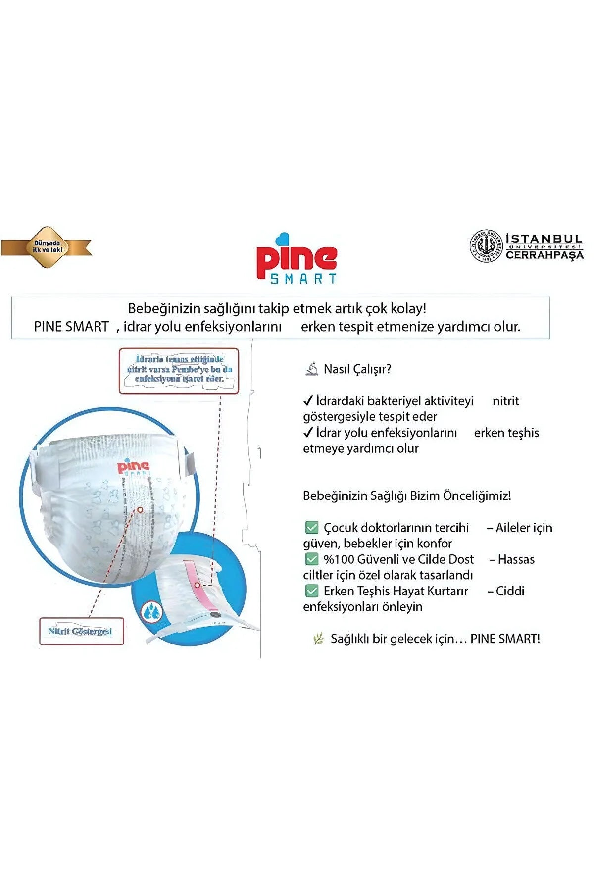 Pine smart bebek bezi nasıl çalışır