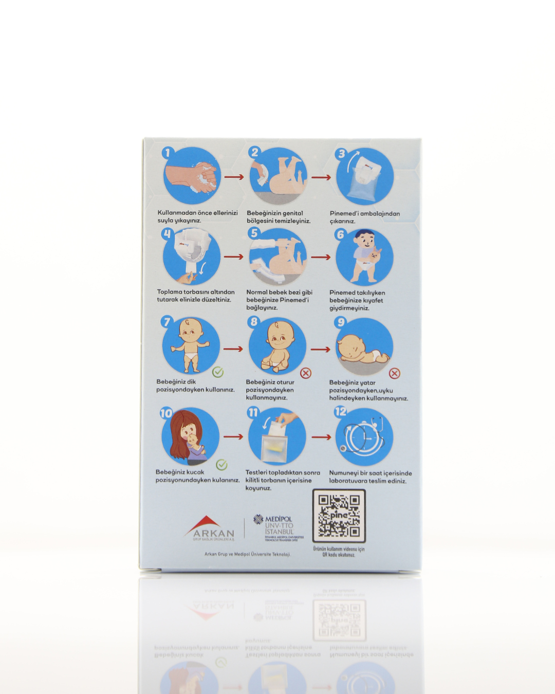 PineMed medikal idrar toplama bezi kullanım talimatı