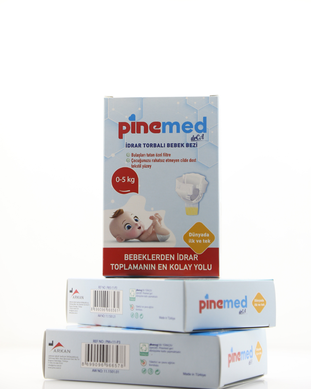 PineMed idrar torbalı bebek bezi 0-5kg