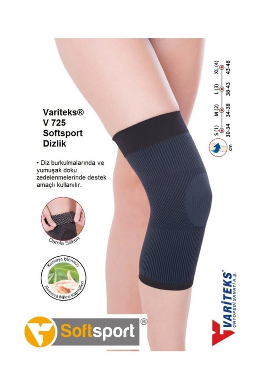 Variteks örme dizlik damla silikon aloevera kapsul