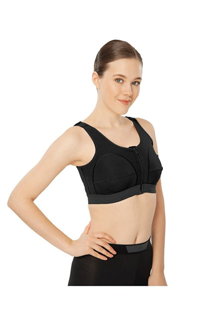 Variteks REF 232 göğüs büyütme ve küçültme sonrası korse fermuarlı siyah