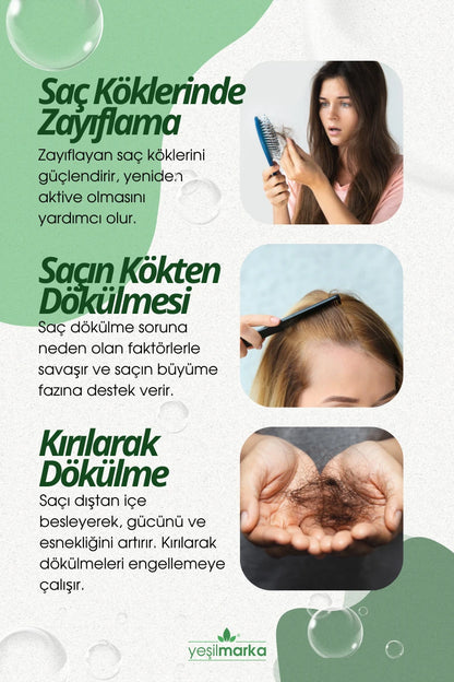Yeşilmarka'dan saç dökülmesine karı doğal şampuan